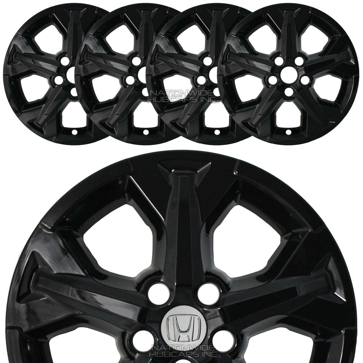 4 fits Honda HRV LX 2023-2025 Black 17