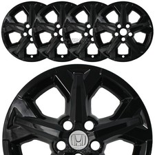 4 fits Honda HRV LX 2023-2025 Black 17" Wheel Skins Snap On Rim Covers Hub Caps