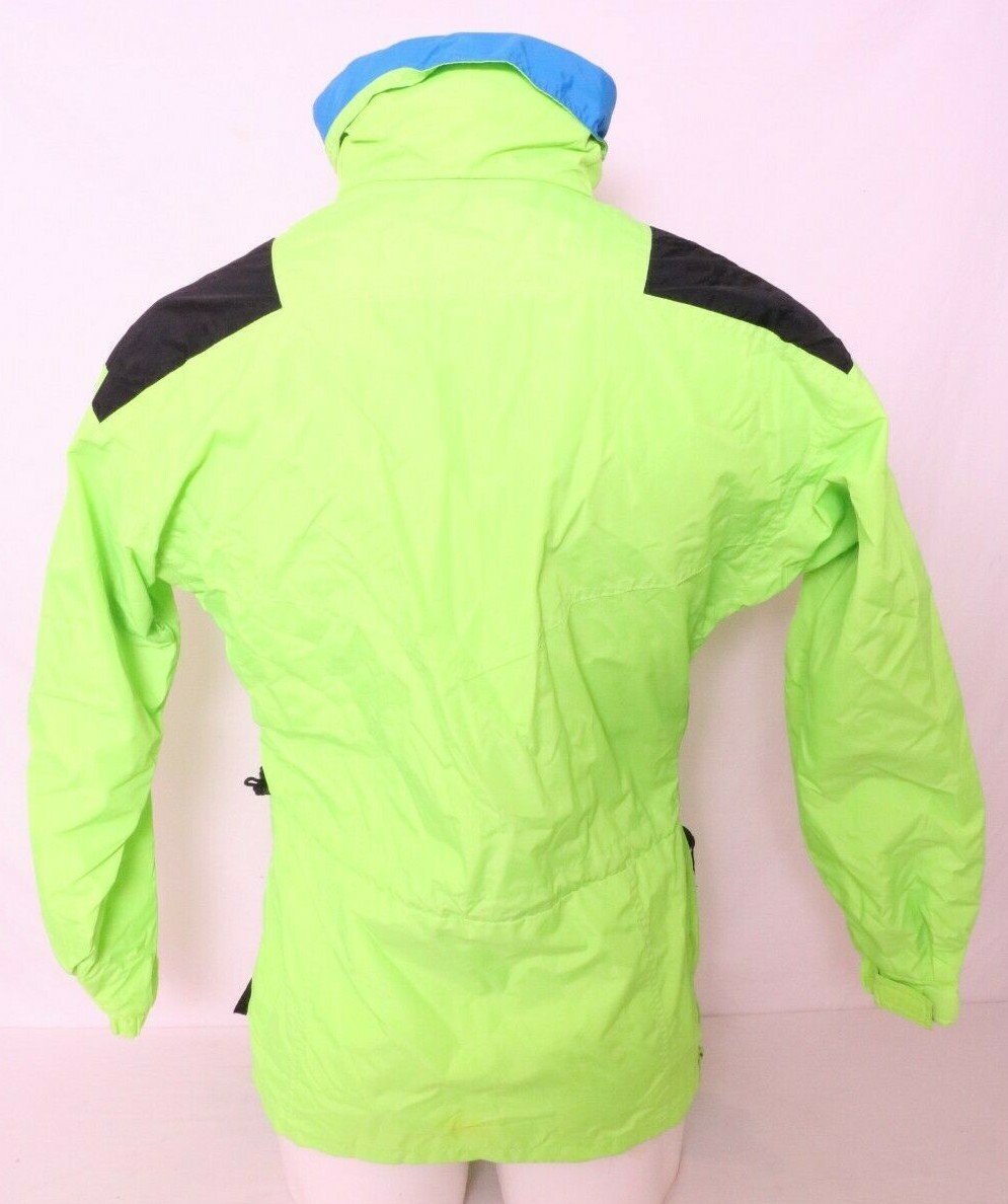 Vintage Columbia Green Anorak ジャケット Columbia Jacket Large Green anorak Pullover nylon VTG 90s