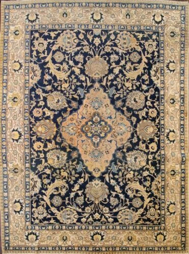 Tabriz Floral 100% Lana Alfombras y Tapetes antiguos