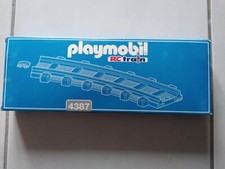 4387 PLAYMOBIL TRAIN RC: 2 Rails courbes  avec clips pour train  (V.2 de 1988..)