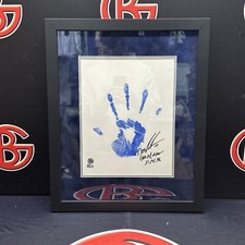Doc Gooden Autographed Framed 11x14 Handprint New York Yankees Signed Steiner CX