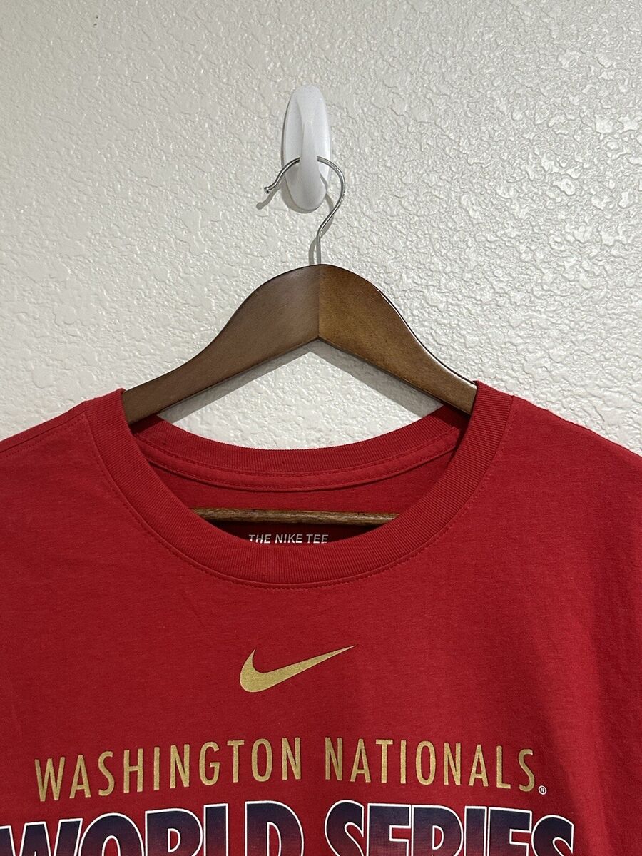 Nike MLB Washington Nationals Shirt Adult Large 2019 World Nike MLB Washington Nationals Shirt Adult Large 2019 World