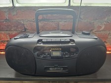 Magnavox AZ8049/17 Radio Cd Cassette Player Tested Read