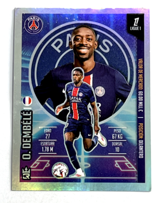 【Lio】2枚セット O.DEMBELE ØDEGAARD 2024 The Kings Of Soccer 3R Sticker #083 O. DEMBELE Paris Saint