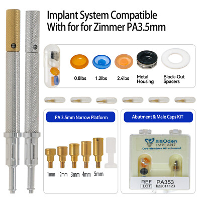 US Dental PA3.5 AH=1/2/3/4/5mm Abutment for Zimmer BEGO 3.75 MIS Cortex Adin