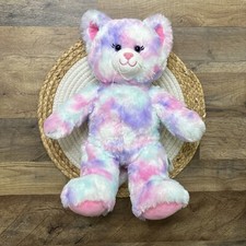 Build A Bear Pastel Swirl Kitty Cat Plush 14" BABW Stuffed Animal