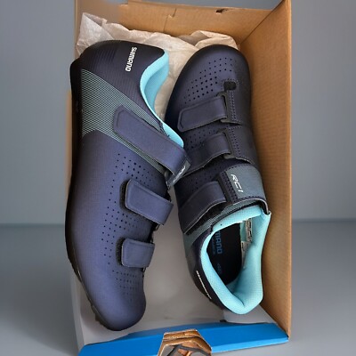 NEW In Box-Shimano Cycling Shoe Women's Road Shoe - SH-RC100W Navy Blue, Sz. 9.5