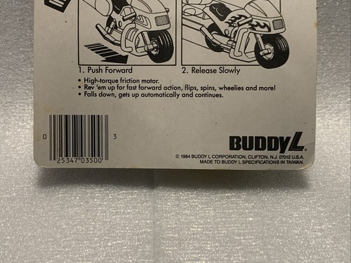 Vintage Buddy L 3” Motorcycle Tumble Cycle (S1) - Picture 6 of 6