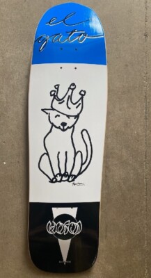 Rare Eddie Elguera Hosoi Skateboard Blue Deck El Gato H Street