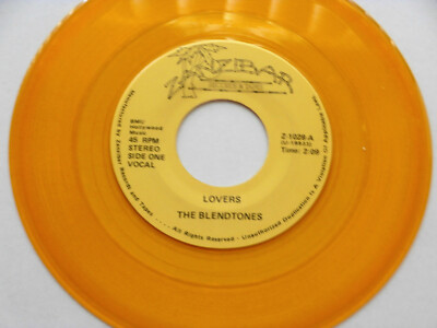BLENDTONES~ LOVERS~ YELLOW WAX~ NEAR MINT~ I DON'T WANT EVERYTHING~~DOO WOP
