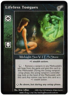 Lifeless Tongues Kindred Most Wanted V:TES VTES Vampire CCG
