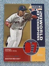 Julio LUGO🔥2008 Topps 2007 World Champions Jersey Relic #WCR9 31/100 Red Sox