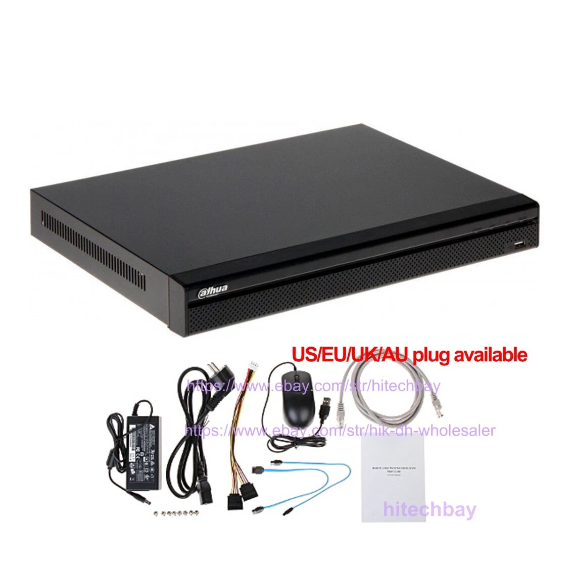 Dahua NVR4232-4KS2/L 32CH 2SATA 8MP AI NVR H.265+ 4K 1U Network 