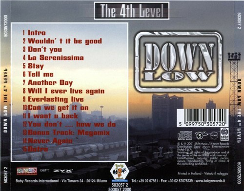 Down Low " The 4th Level " Baby Records International – 503057 2- CD NM - Picture 2 of 3