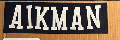 San Francisco 49ers UNSEWN Nameplate Namebar for your NFL Jersey - Any Year/Name - Picture 8 of 23