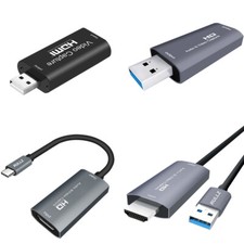 4K USB HDMI Audio Video Capture Card PC Phone Game Video Record Live Streaming