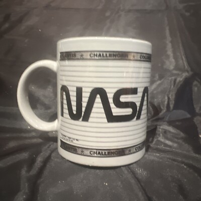 NASA Coffee Mug LOGO Gift Tea Beer White Ceramic Cup Novelty Souvenir 11-15oz 