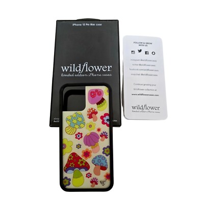 Wildflower iPhone 12 Pro Max Case - Groovy Shroom - Limited Edition Cases - New