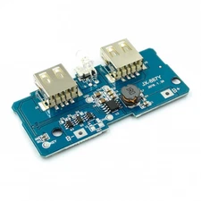 18650 battery 3.7V to 5V 2A boost module DIY rechargeable power supply board