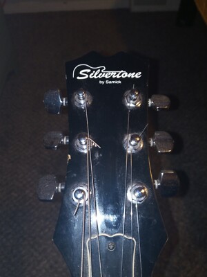 PROJECT Silvertone Samick 6 String Electric Guitar SG SSG Black