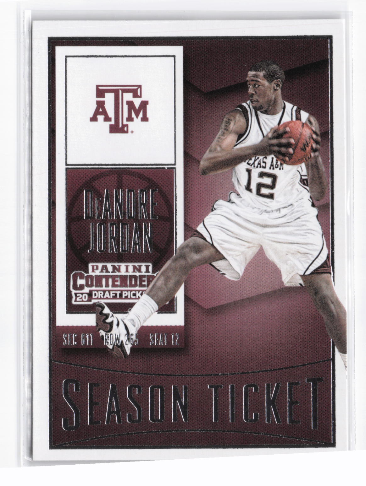 2015 Panini Contenders Draft Picks #23 DeAndre Jordan