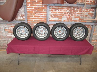 Original UK Minilite TransAm Wheels 14 x 7 Date Stamped 367 (1967