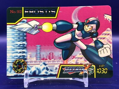 Frost S Mega Man Megaman X3 No.92 Card Bandai 1995 Japanese