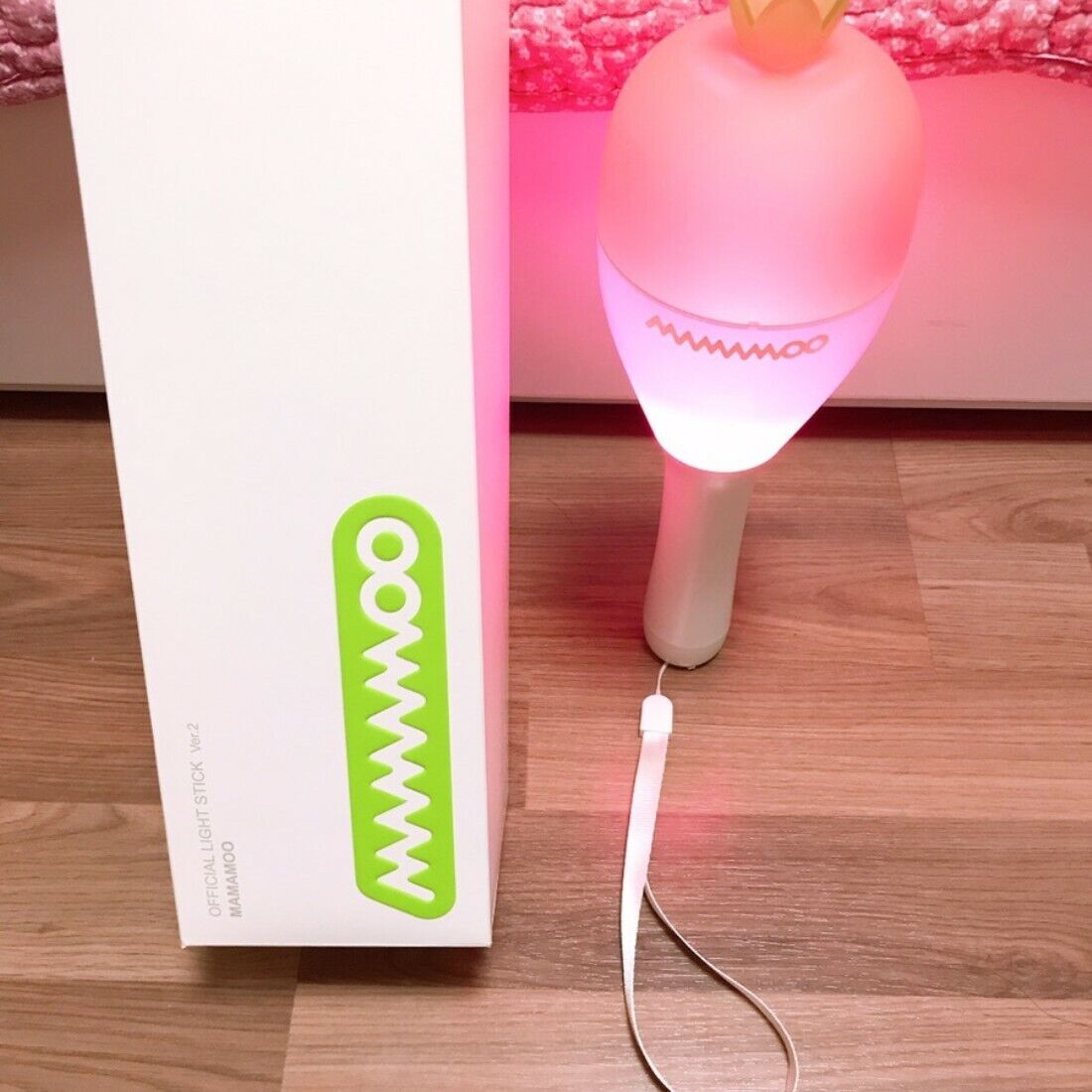 Mamamoo: Hand Holding Glowing Lightstick Moomoo Fandom Merch