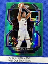 2022 #141 Brittney Griner WNBA Panini Prizm Basketball Green Prizm Mercury