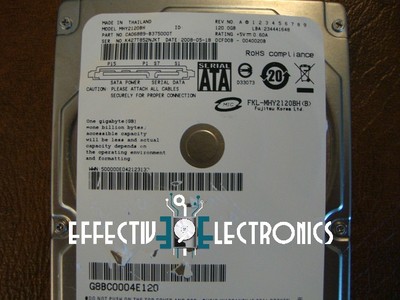 NEW Fujitsu MHY2120BH 120GB SATA 2.5in 9.5MM Hard Drive NOS USA Seller