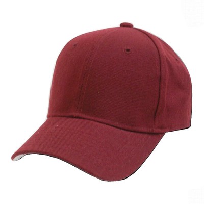 maroon ball cap