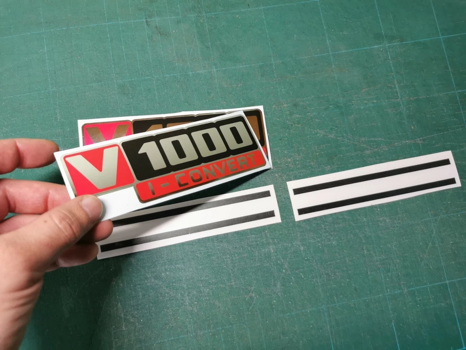 Juego de calcomanías convertibles de vinilo pegatinas Moto Guzzi V1000 ステッ� Foto 4 de 4