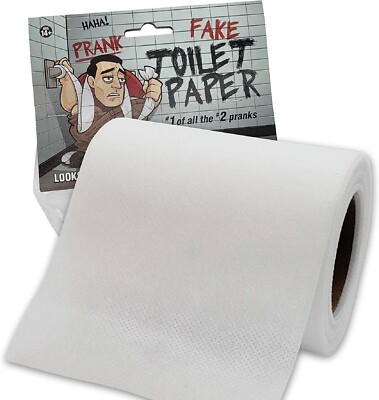 Articulos Para Hacer Bromas Papel Higienico Falso Que No Se Rasga Rompe Divertir