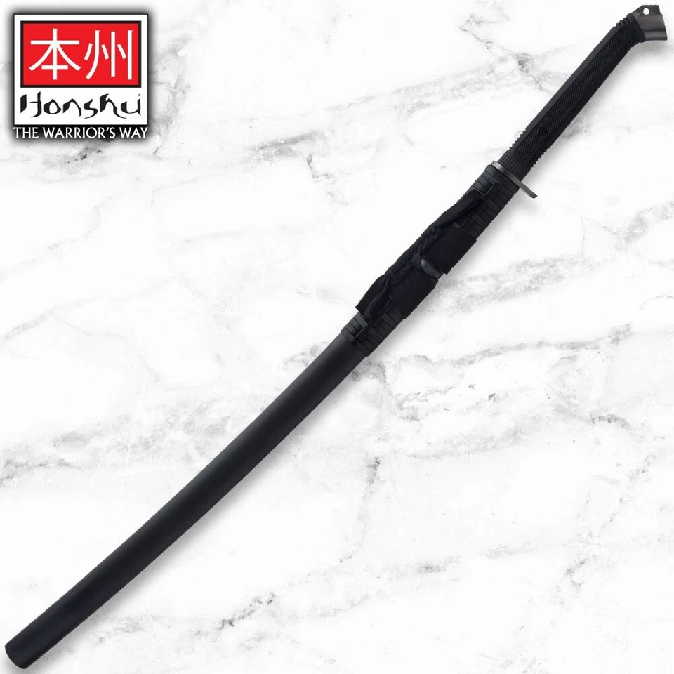 Катана Honshu Boshin Midnight Forge с ножнами, углеродистая сталь, общая длина 40 3/4 дюйма - Изображение 3 из 4