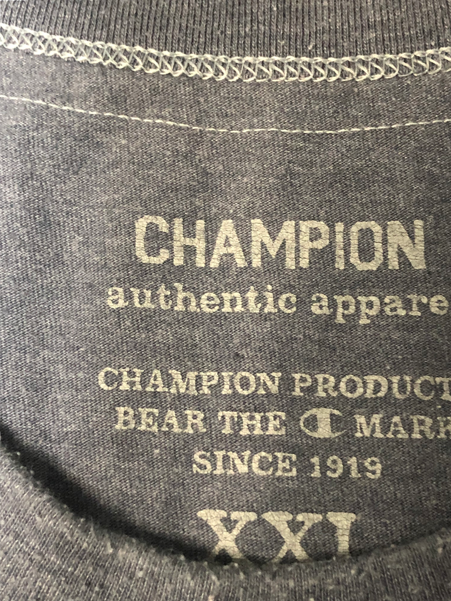 Champion Athletic 1919 Vintage Style Shirt Blue Men's (Size: 2XL