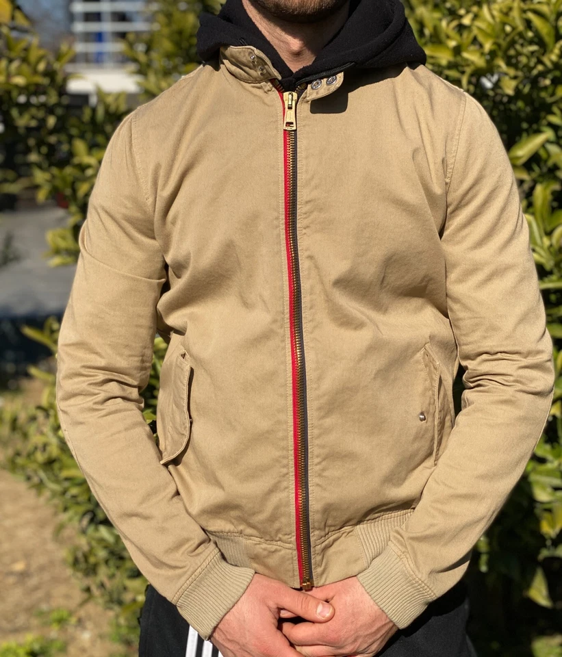 Band of Outsiders Bomber Jacket Harrington Coated Cotton Size Fr 42 It 48 Us 2 - Image 3 of 4