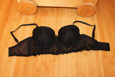 Alexandra Bartlett ღ trägerloser BH ღ Gr. 70D ღ schwarz