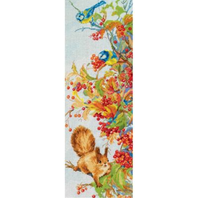 Panna Kreuzstichset ''Farbiger Herbst'' 15,5x44,5cm, Zählmuster
