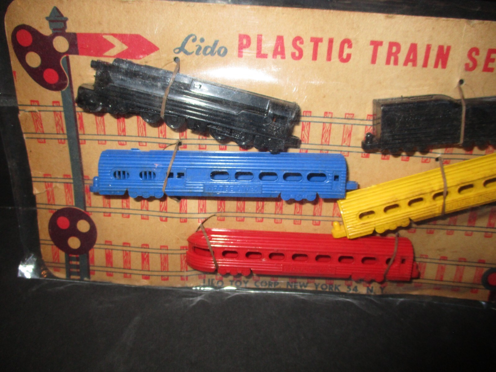 Vintage/LIDO/Toy/Plastic(TRAIN/SET)1950's/NEW On/Factory/Card eBay