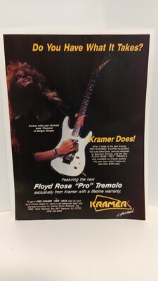 KRAMER FLOYD ROSE GUITARS ANDY TIMMONS DANGER DANGER 1988 - 11X8