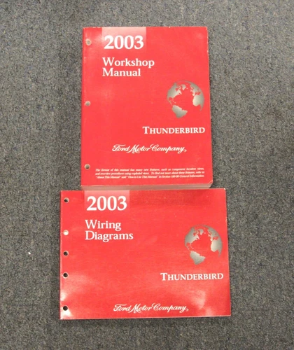 2003 Ford Thunderbird Service Repair & Electrical Wiring Diagrams Manual Set 