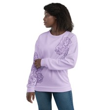 Purple Roses Unisex Sweatshirt