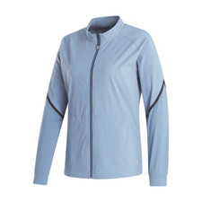 NEW Ladies FootJoy WOMENS FULL ZIP TEMPOSERIES GOLF JACKET, BLUE/BLACK, SMALL