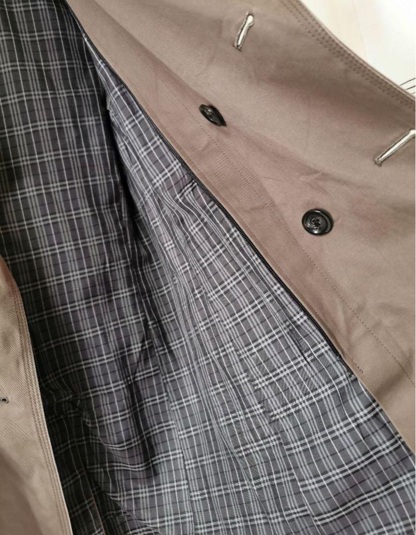 Burberry Black Label Plain Coat Long-sleeves Brown Cotton Size S For Men thumbnail 24