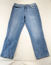 A New Approach Mid Rise Boyfriend Jeans Women's Blue Light Wash 14