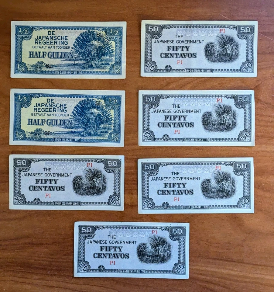 NETHERLANDS EAST INDIES 🇳🇱  BANKNOTE 1942 (JAPANESE OCCUPATION) - Image 4 of 4