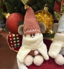 Tokyo Disney Resort Christmas  2025 Lil RingRing Mickey Fairy Plush Badge Red