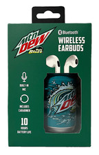 Pepsi Mtn Dew Baja Blast Bluetooth True Wireless EarBuds Carabiner and Case NIB