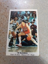 Tim McCormick vs James Donaldson #162 Spanish CONVERSE Sticker NBA Basketball